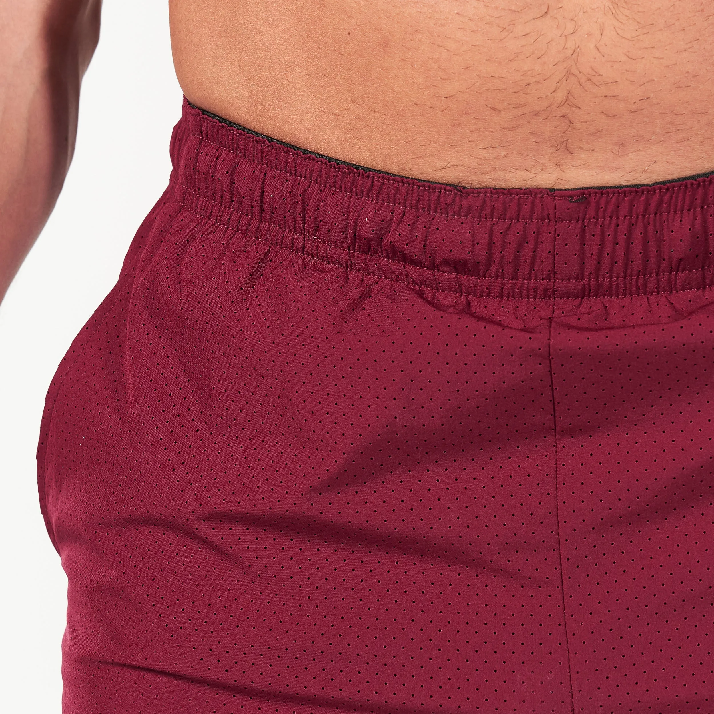 2-in-1 Dry Tech Shorts - Maroon