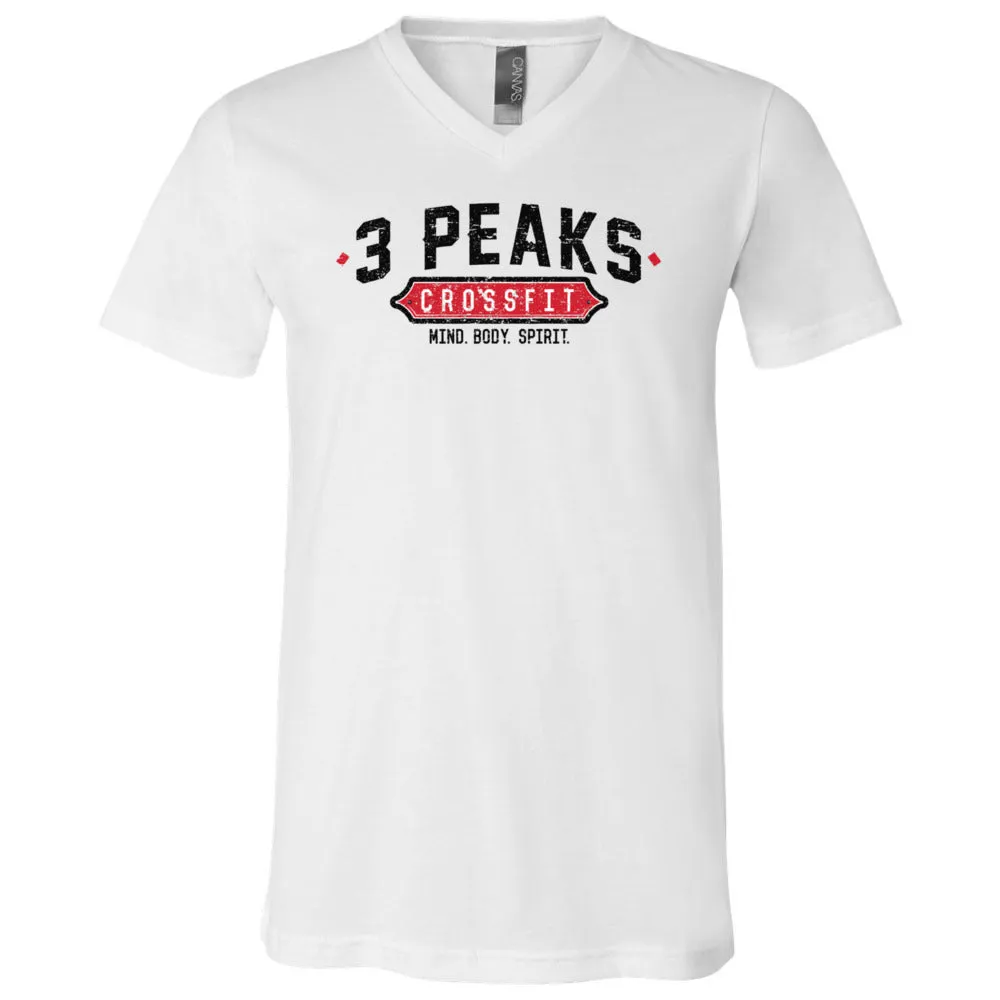 3 Peak CrossFit - 100 - Standard - Men's V-Neck T-Shirt