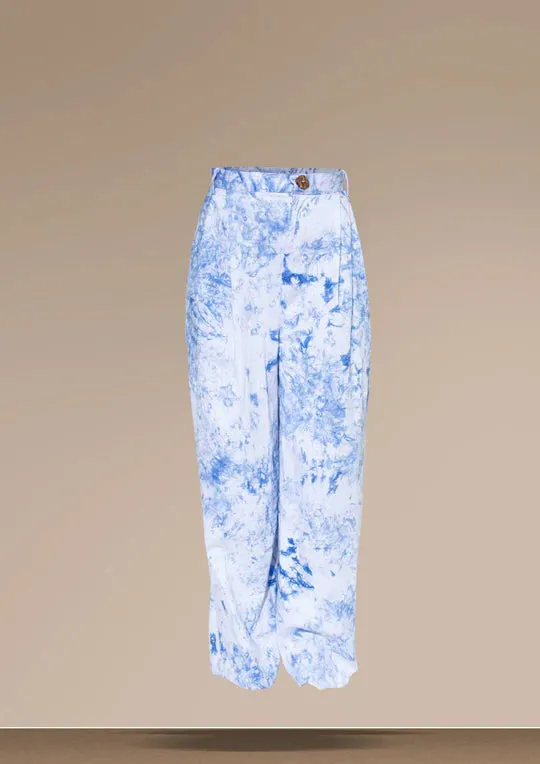 AGA CULTURE Odefen Blue Loose Fit Trouser