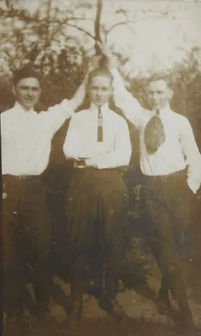 And Its A Tie RPPC Photograph