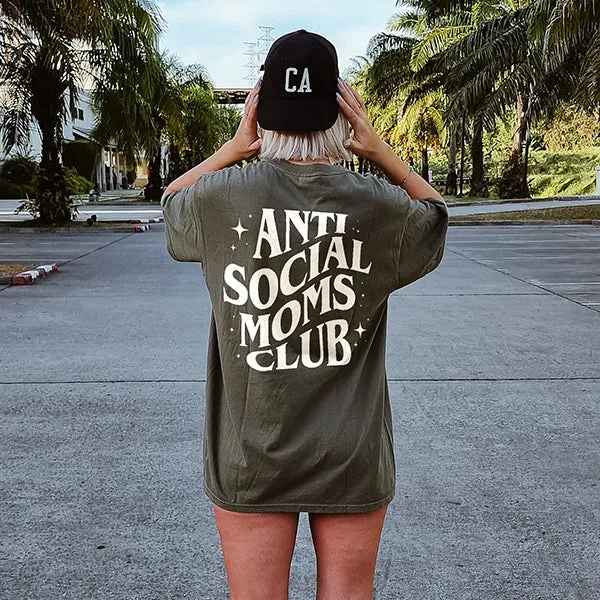 Anti Social Moms Club Graphic Tee (Wholesale)