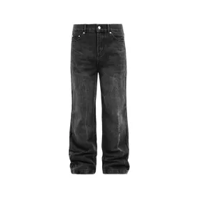 ANTIDOTE Washed Micro Flare Denim Jeans