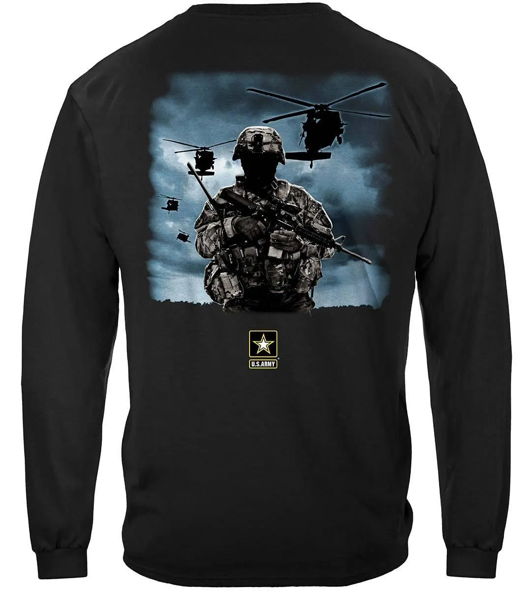 Army Strong Helicopter Soldier Hoodie