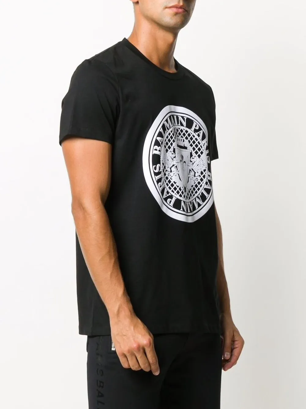 Balmain coin logo print T-shirt