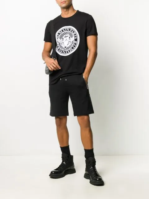 Balmain coin logo print T-shirt