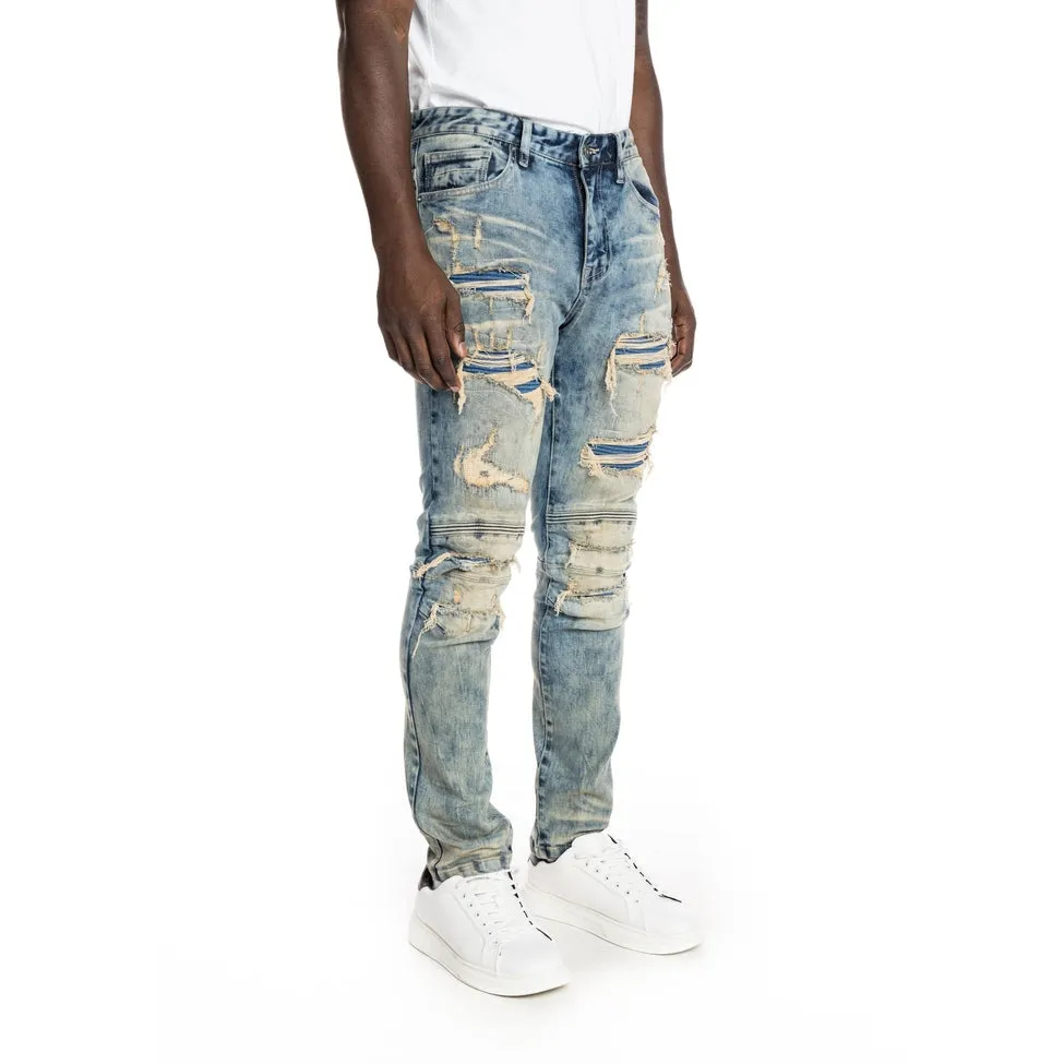 Big and Tall Engineered Jeans - Garrison Blue