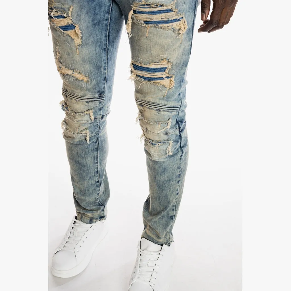 Big and Tall Engineered Jeans - Garrison Blue