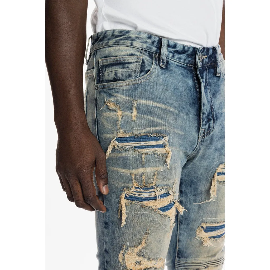 Big and Tall Engineered Jeans - Garrison Blue