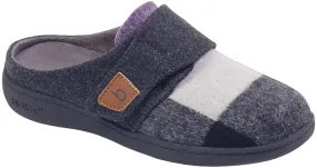 Biotime Women's Amity Grey Purple Slipper