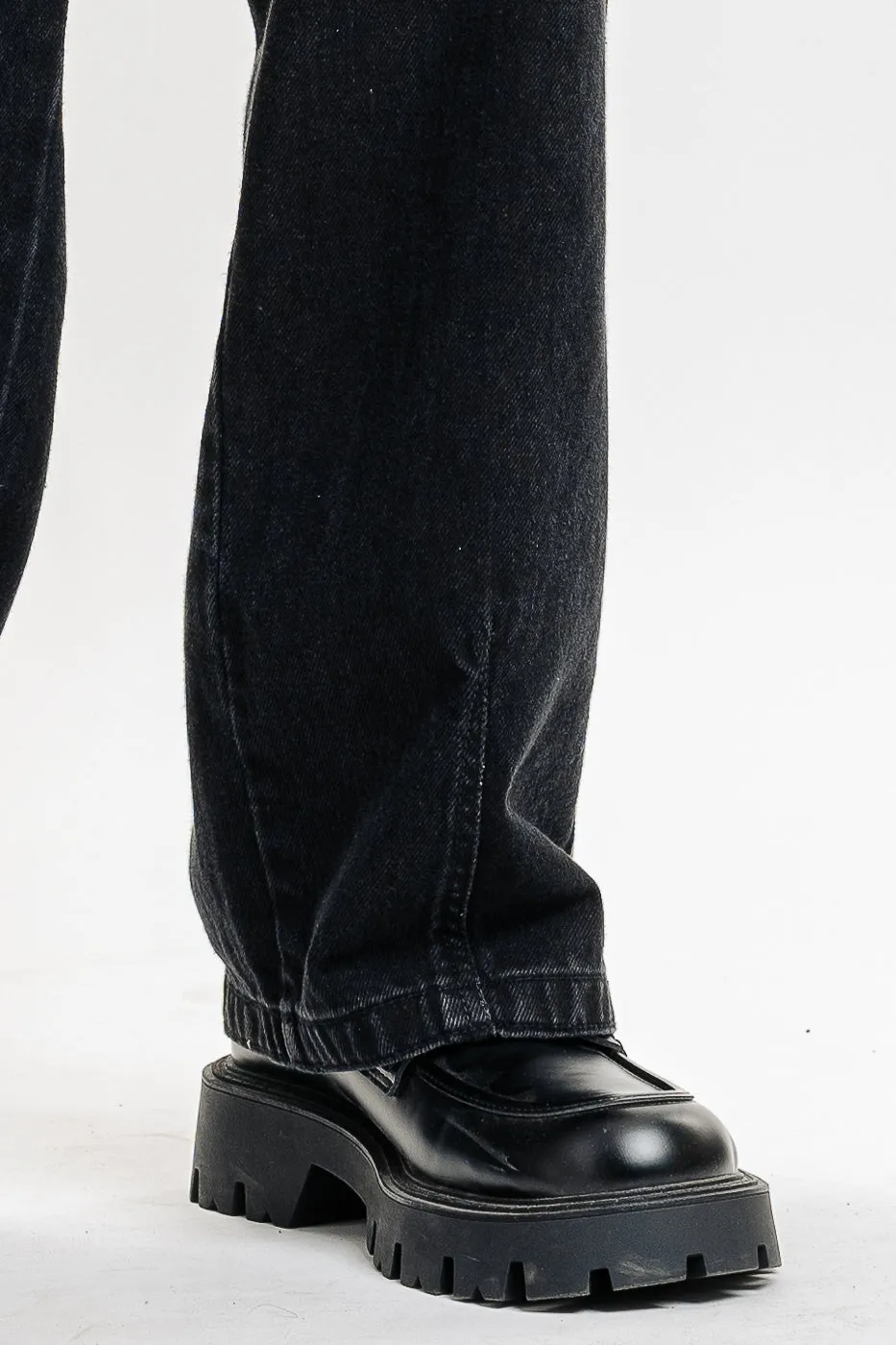 Black Men's Urban Cargo Jeans