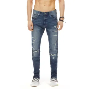 Bleunoir Antique Stud Jeans - Mode Blue