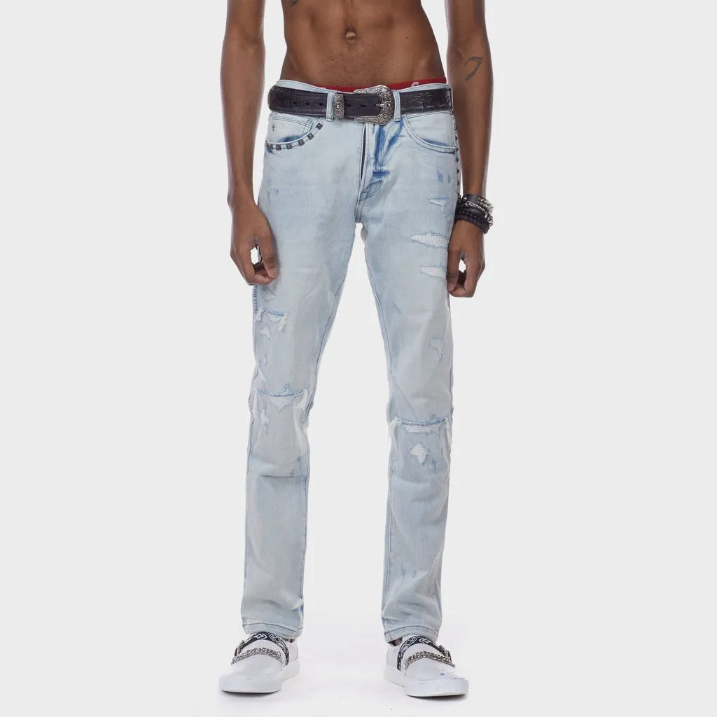 Bleunoir Antique Stud Jeans - Mulberry Blue