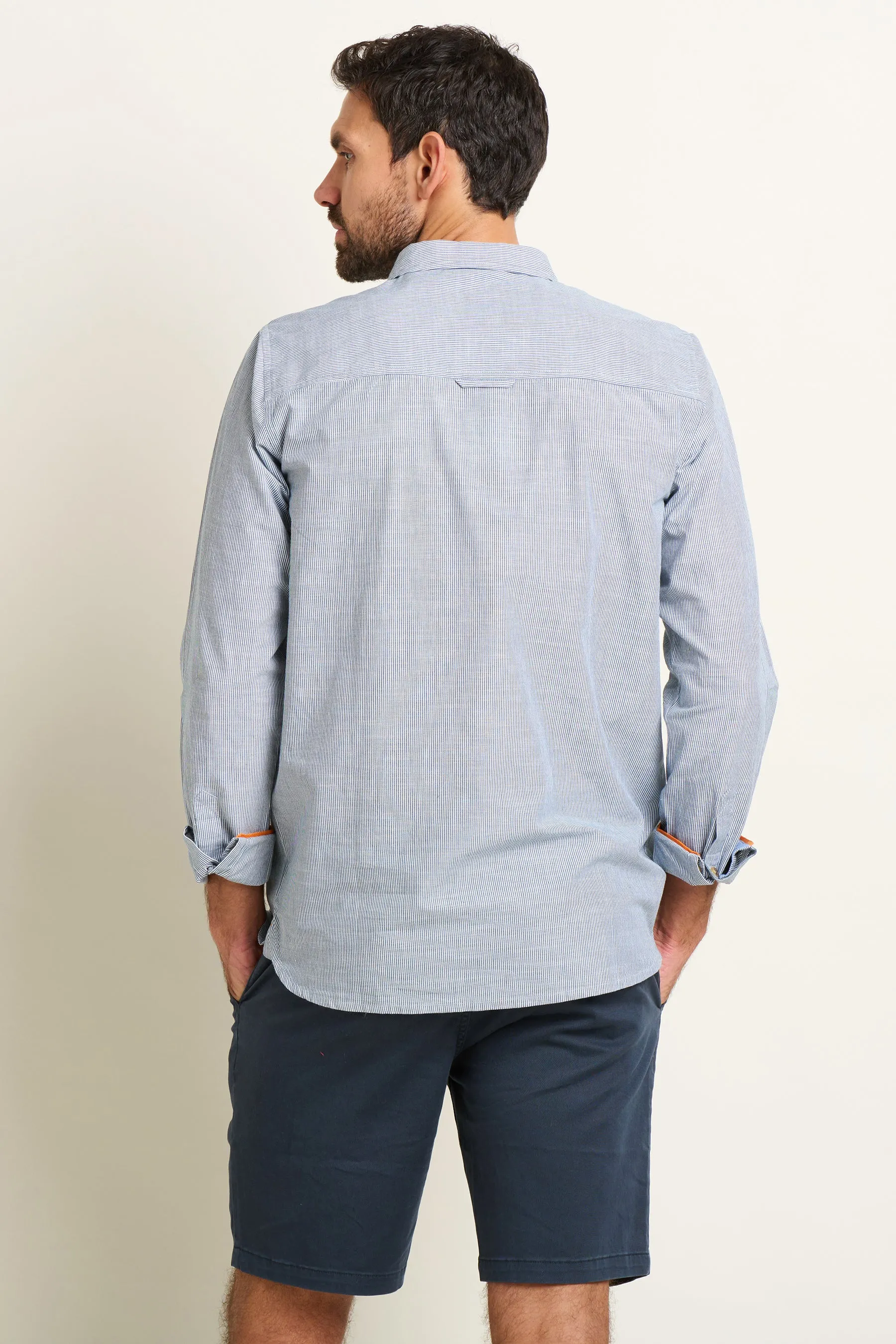 Blue Stripe Long Sleeve Shirt