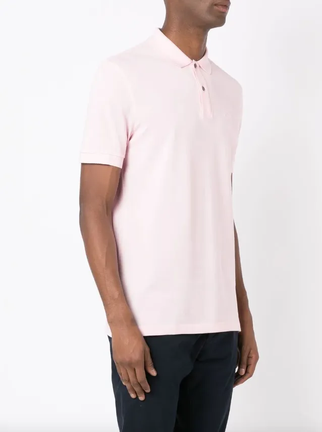 BOSS embroidered-logo cotton polo shirt