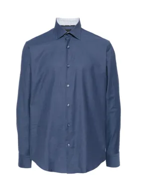 BOSS regular-fit shirt in easy-iron oxford stretch cotton