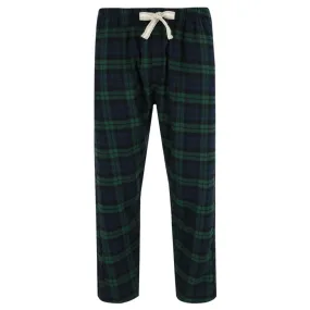 Bottoms Out Men's Plaid Flannel Open Bottom Pants