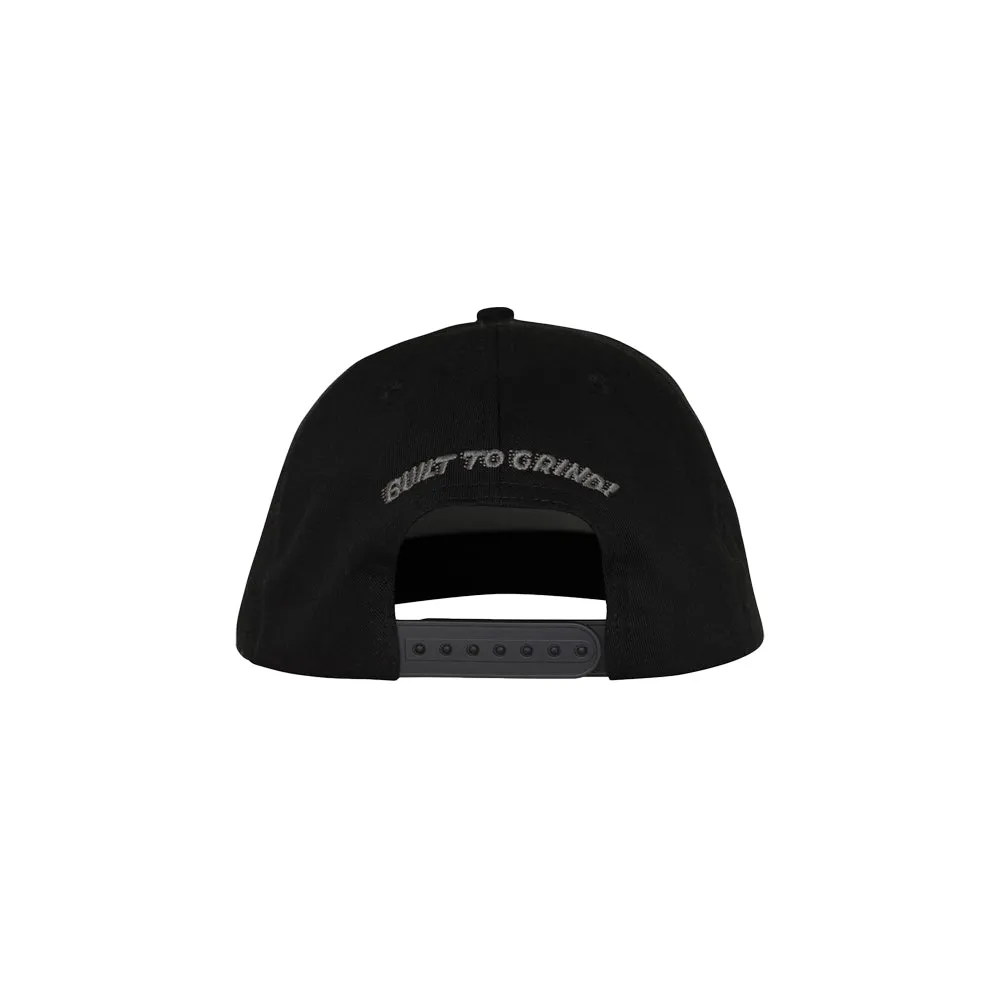 BTG Speed Bar Snapback Structured Hat (Black)