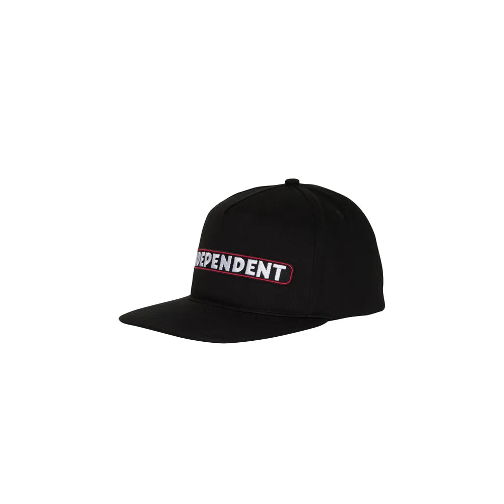 BTG Speed Bar Snapback Structured Hat (Black)