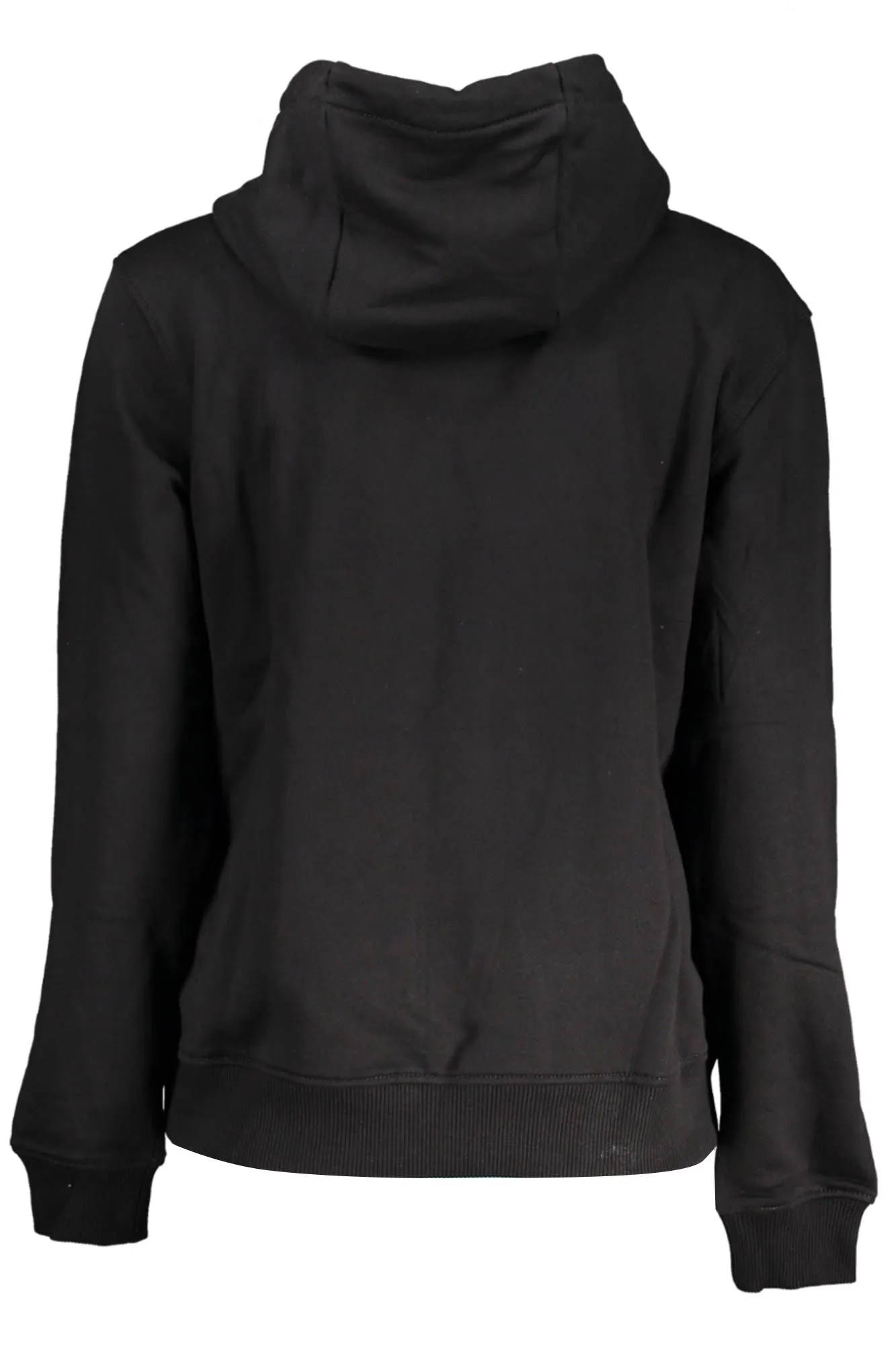 Calvin Klein Elegant Black Logo Hooded Sweatshirt