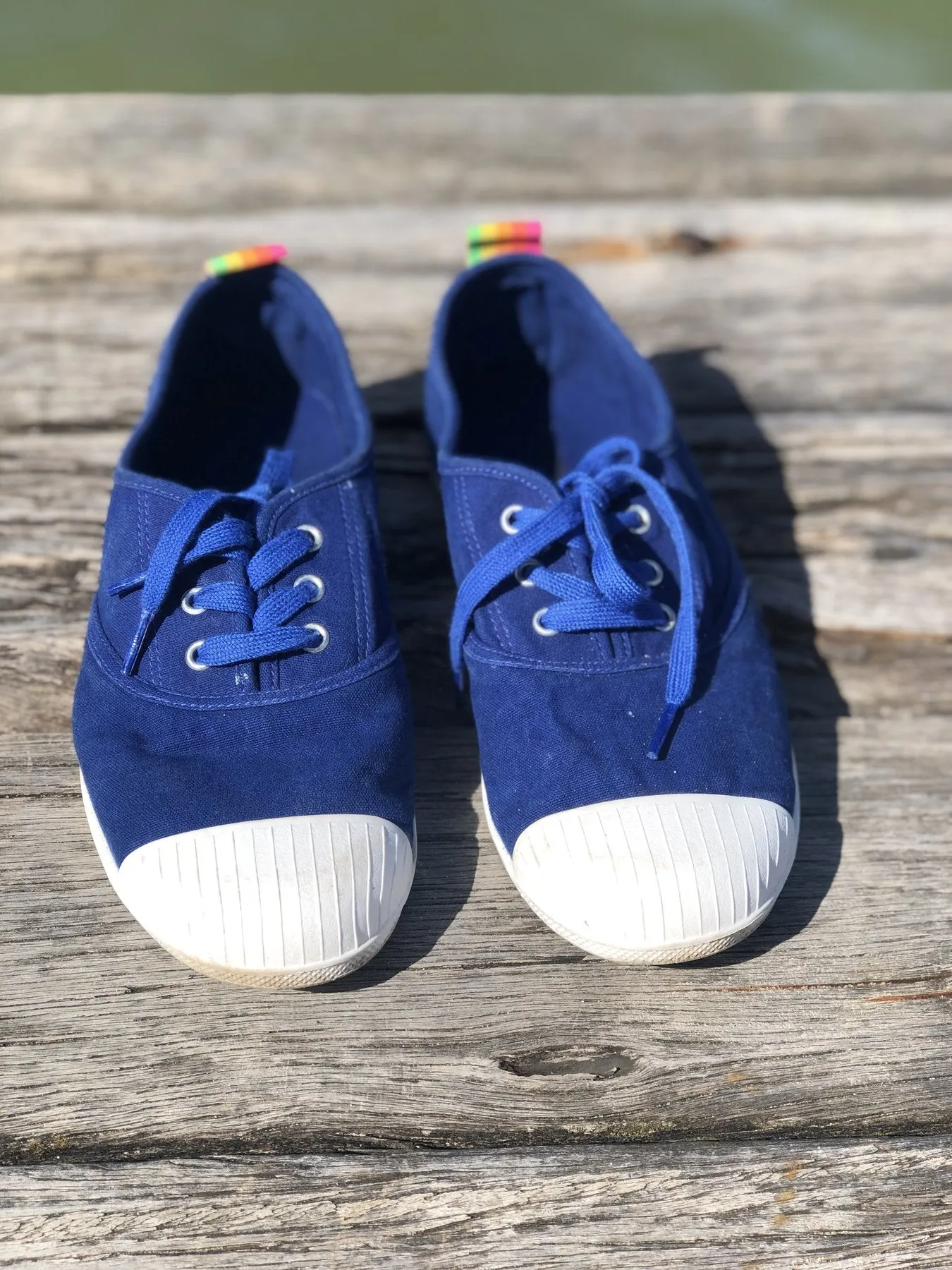 Canvas Sneaker in Blue