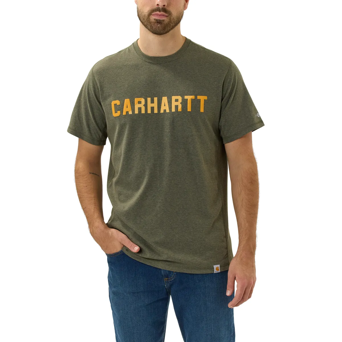 Carhartt FORCE Relaxed fit Midweight Block logo Graphic T-Shirt