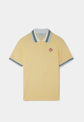 Casablanca Organic Cotton Pique Classic Polo Pale Yellow