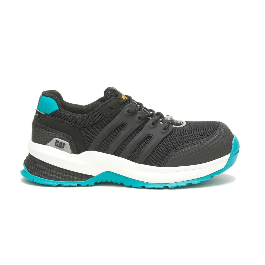 CAT Streamline 2.0 Women's Composite Toe Athletic Work Shoe 725336 - Black/Teal