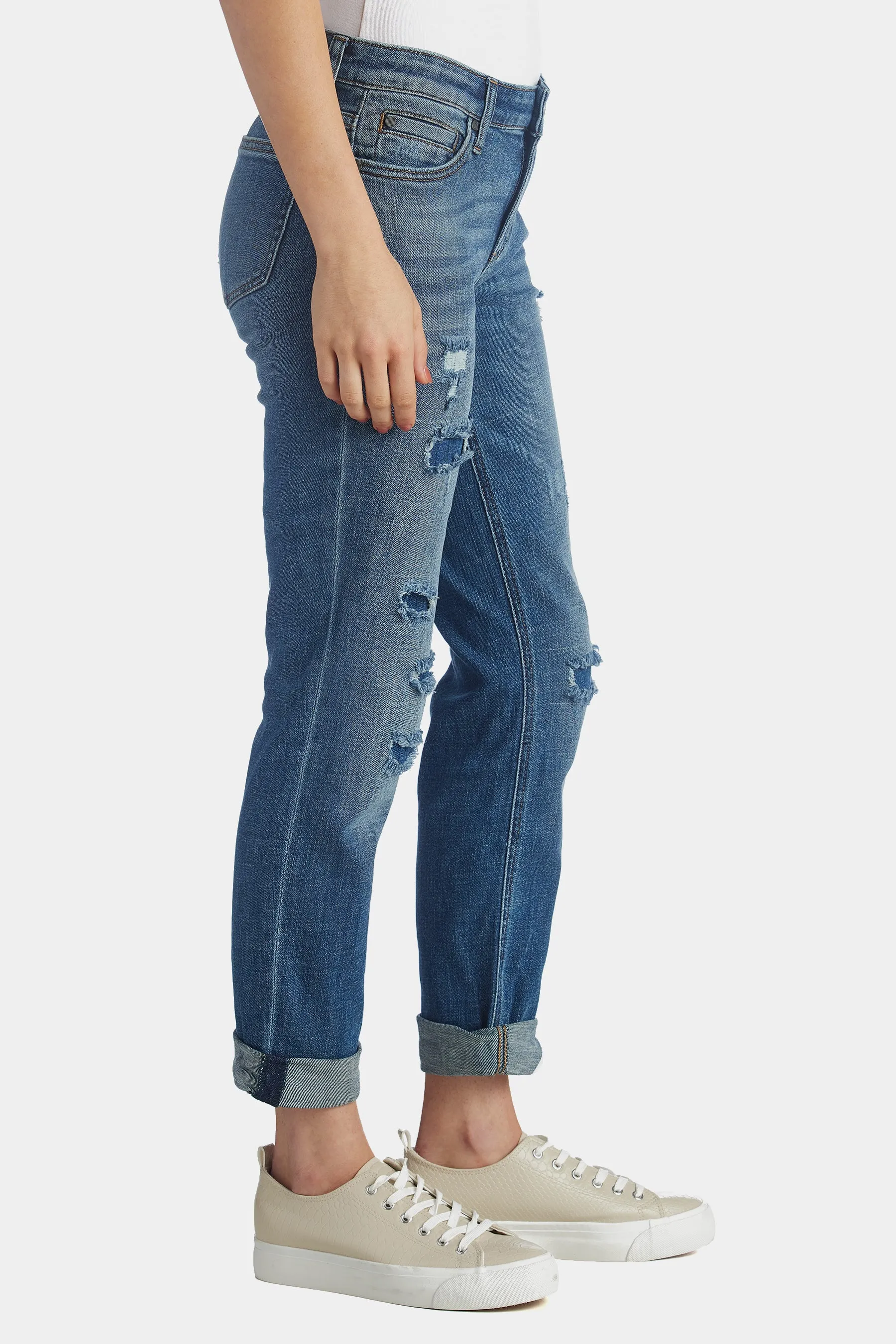 Catherine Patch And Repair Boyfriend Jeans