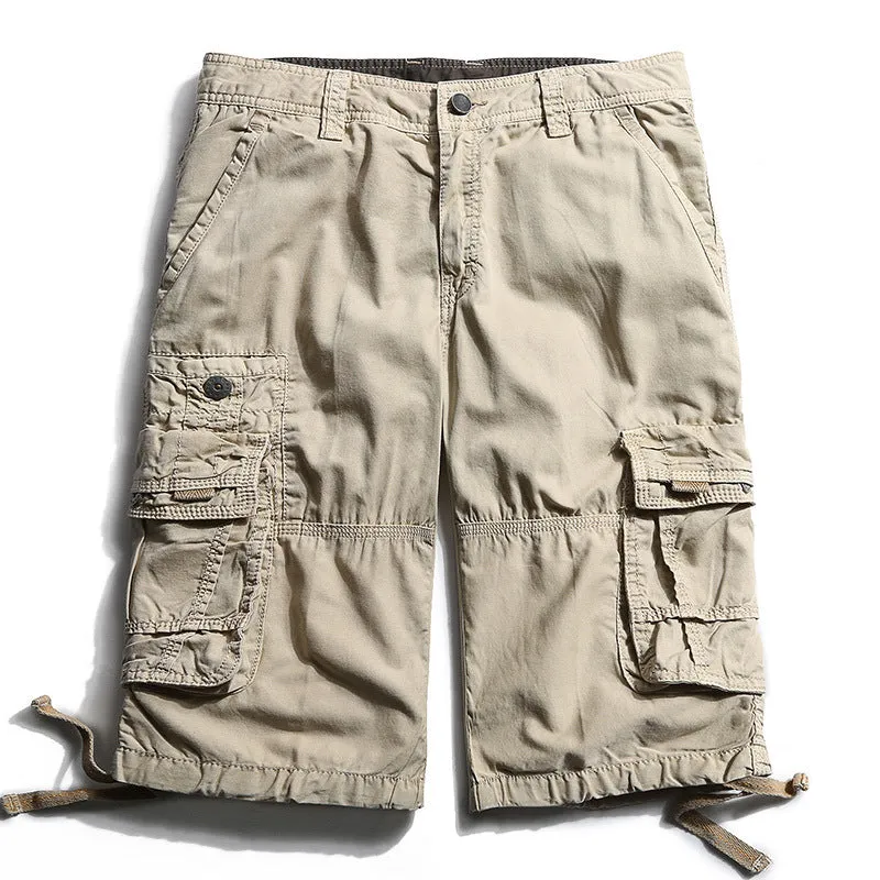 Causal Outdoor Multi Pockets Cotton Men Shorts