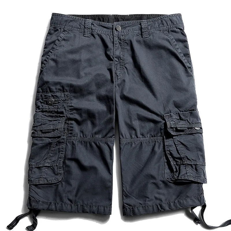 Causal Outdoor Multi Pockets Cotton Men Shorts