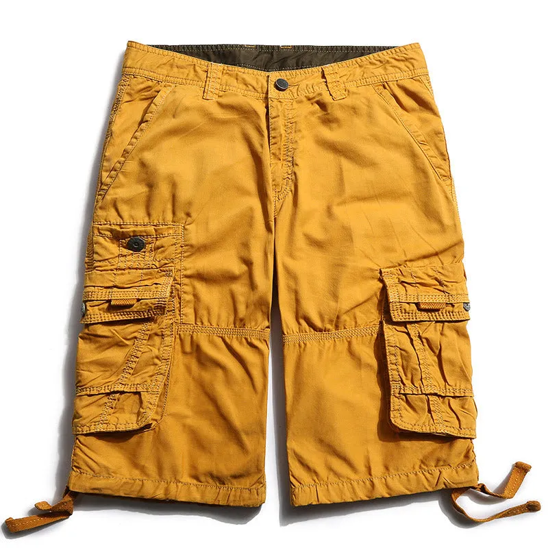 Causal Outdoor Multi Pockets Cotton Men Shorts