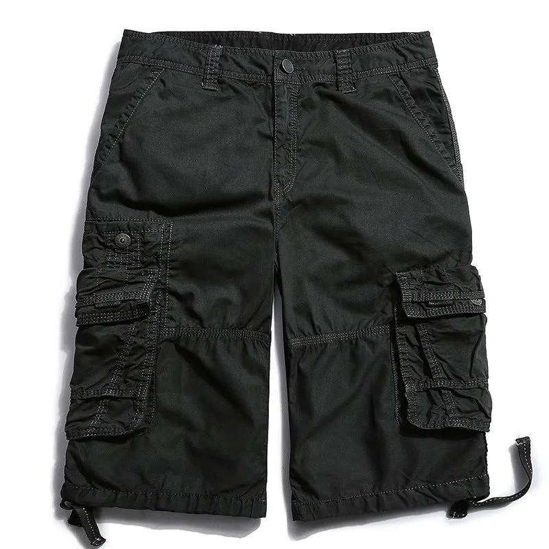 Causal Outdoor Multi Pockets Cotton Men Shorts