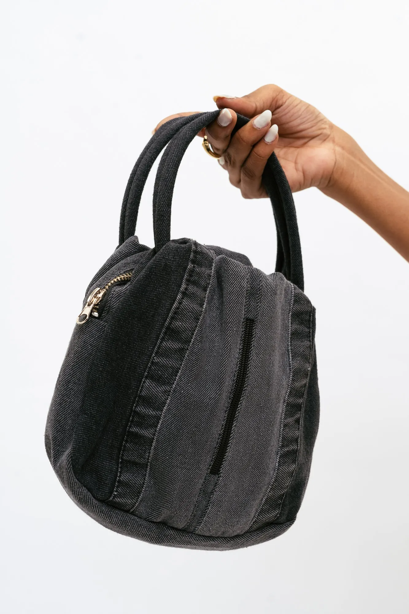 Charcoal Handheld Bag