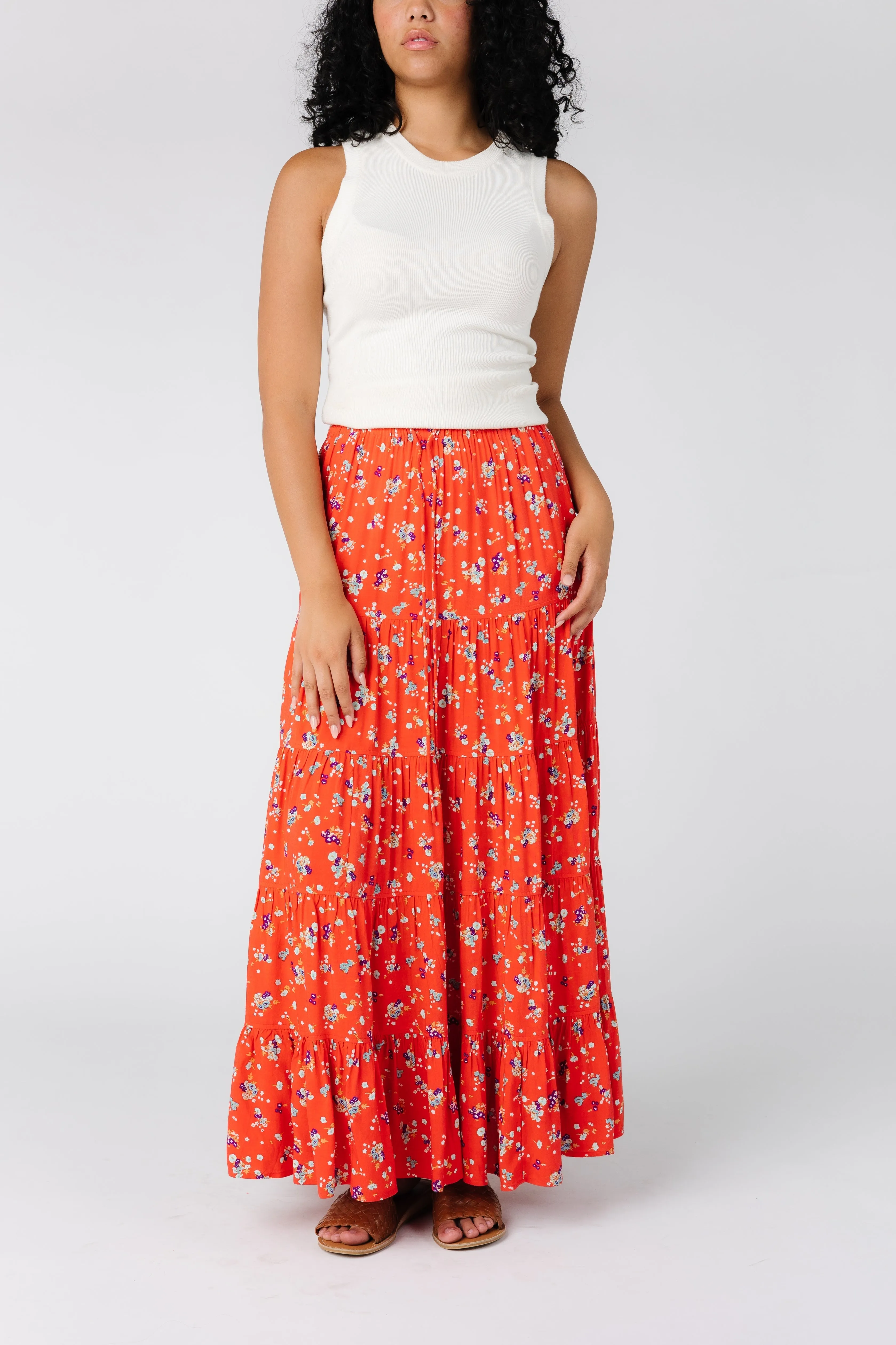 Citrus Sahara Coral Skirt