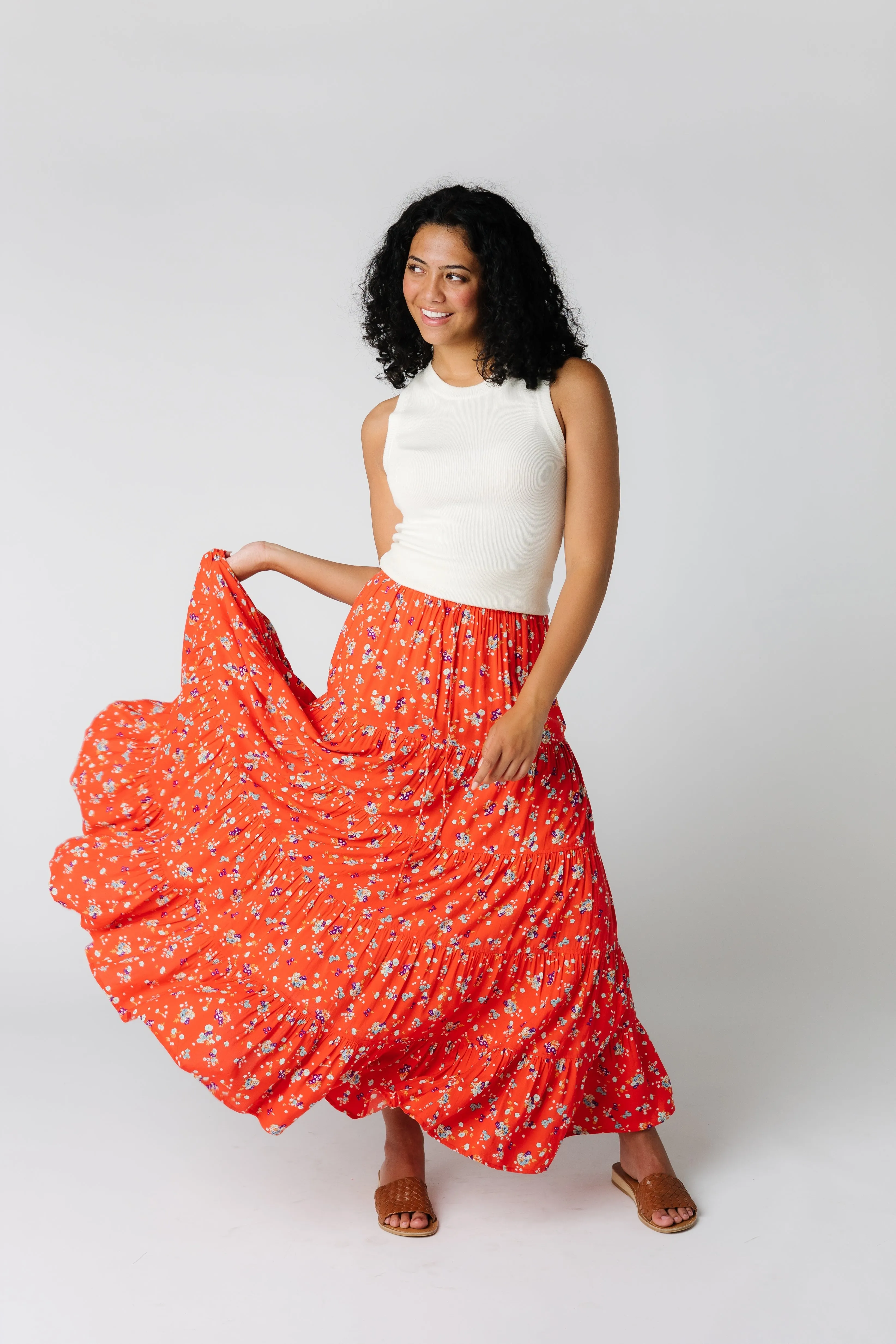 Citrus Sahara Coral Skirt