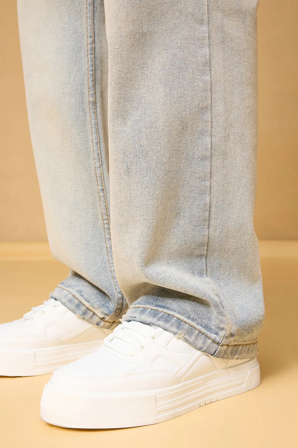 Cloud Blue Men's Baggy Jeans