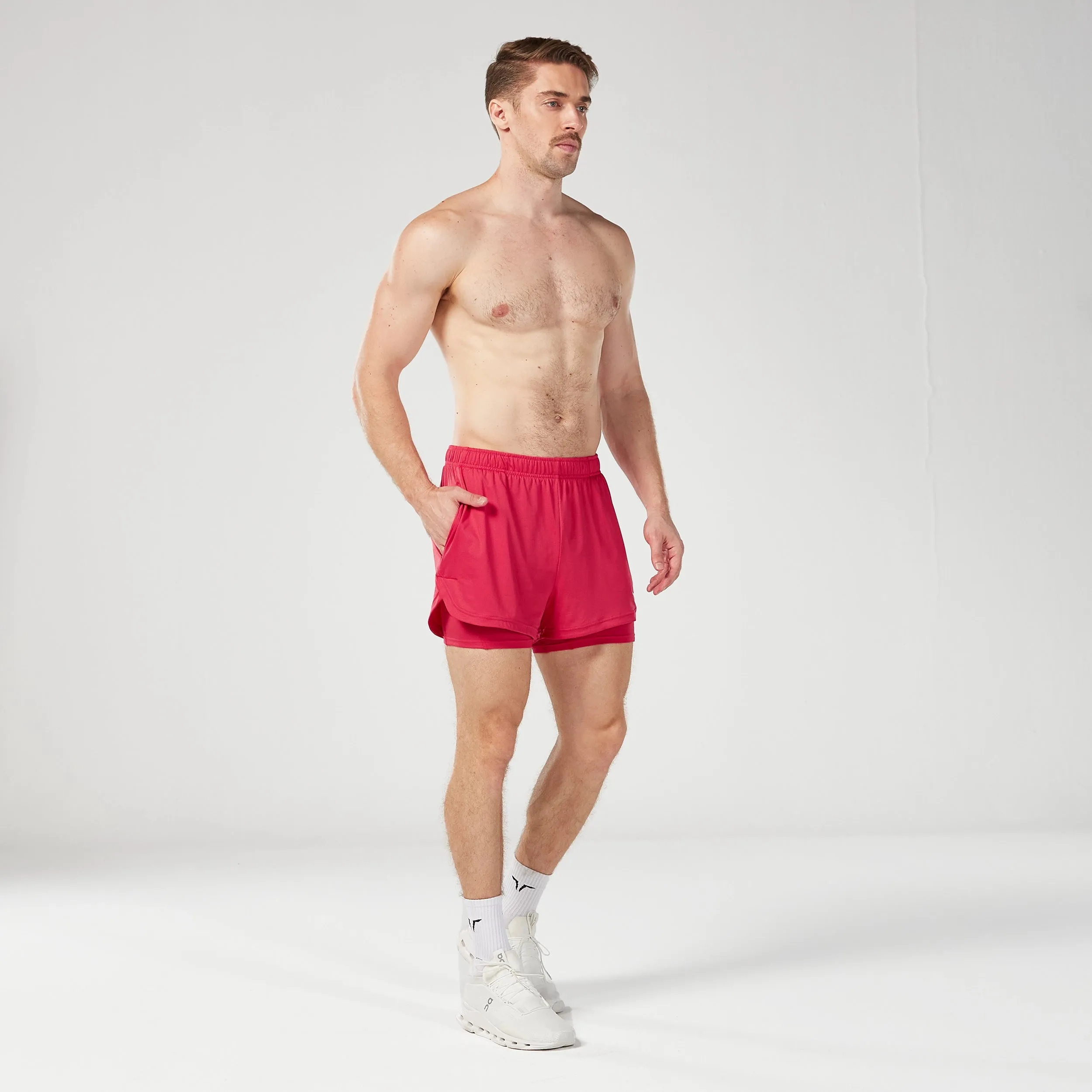 Core Mesh 2-in-1 5" Shorts 2.0 - Teaberry