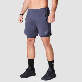 Core Mesh 2-in-1 Shorts - Charcoal