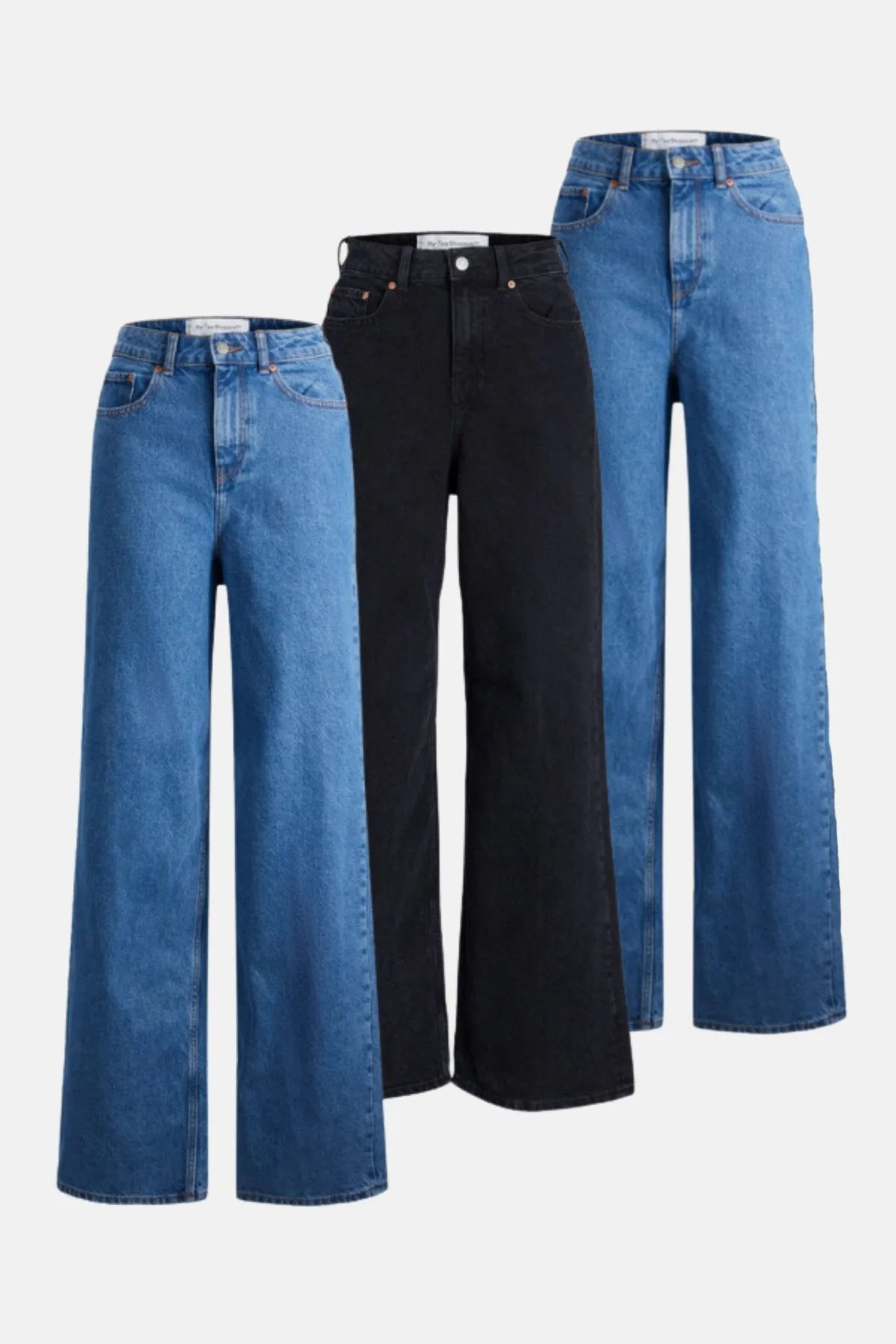 De Originale Performance Wide Jeans - Pakketilbud (3 stk.)