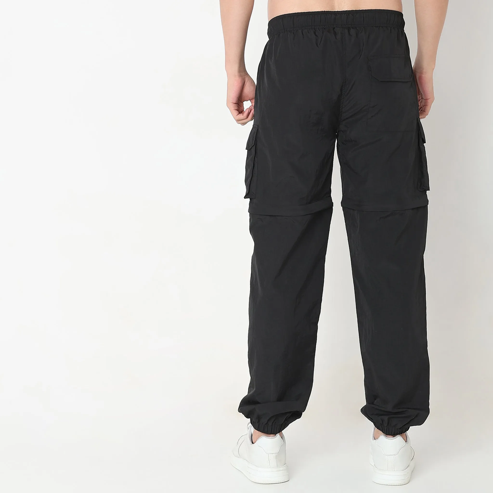 Detachable Zipper Oversize Camper Pants