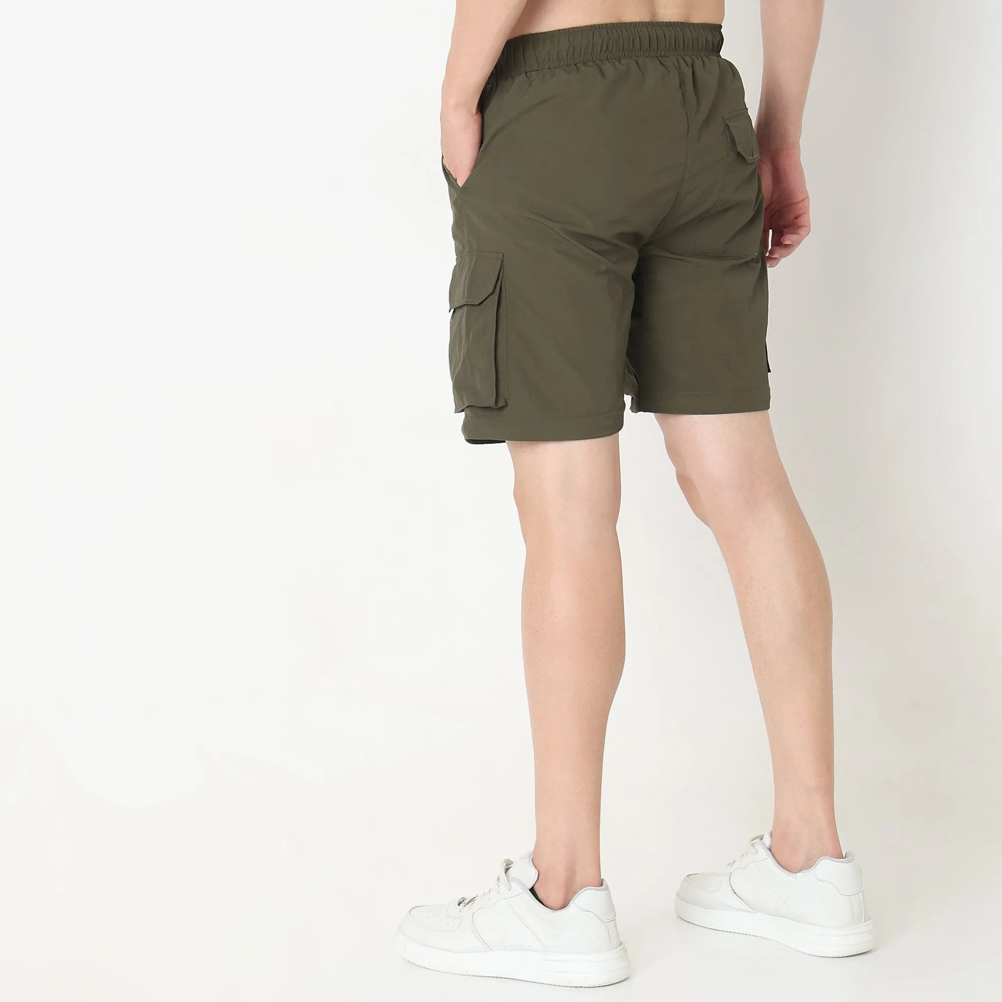 Detachable Zipper Oversize Camper Pants