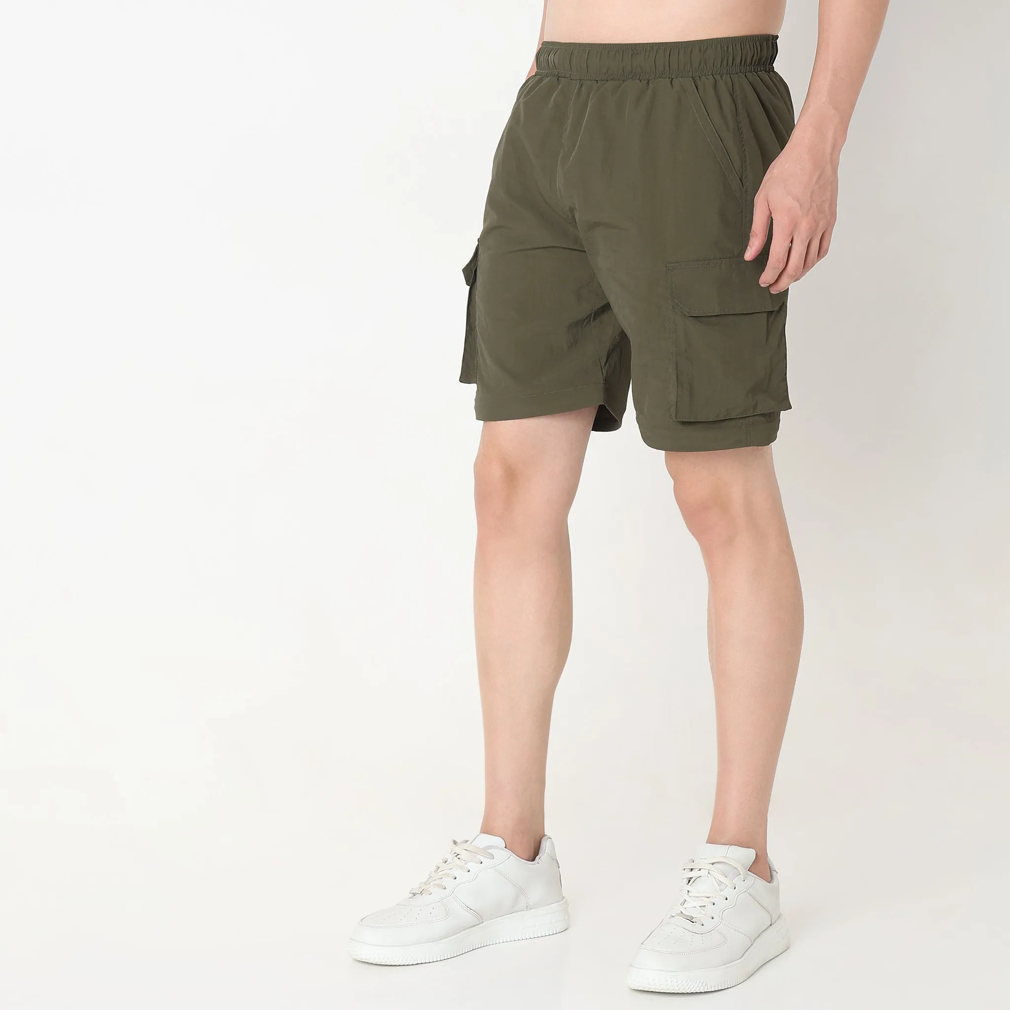 Detachable Zipper Oversize Camper Pants