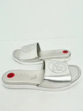 DNKY Women's Silver Sandals Size 6.5 M