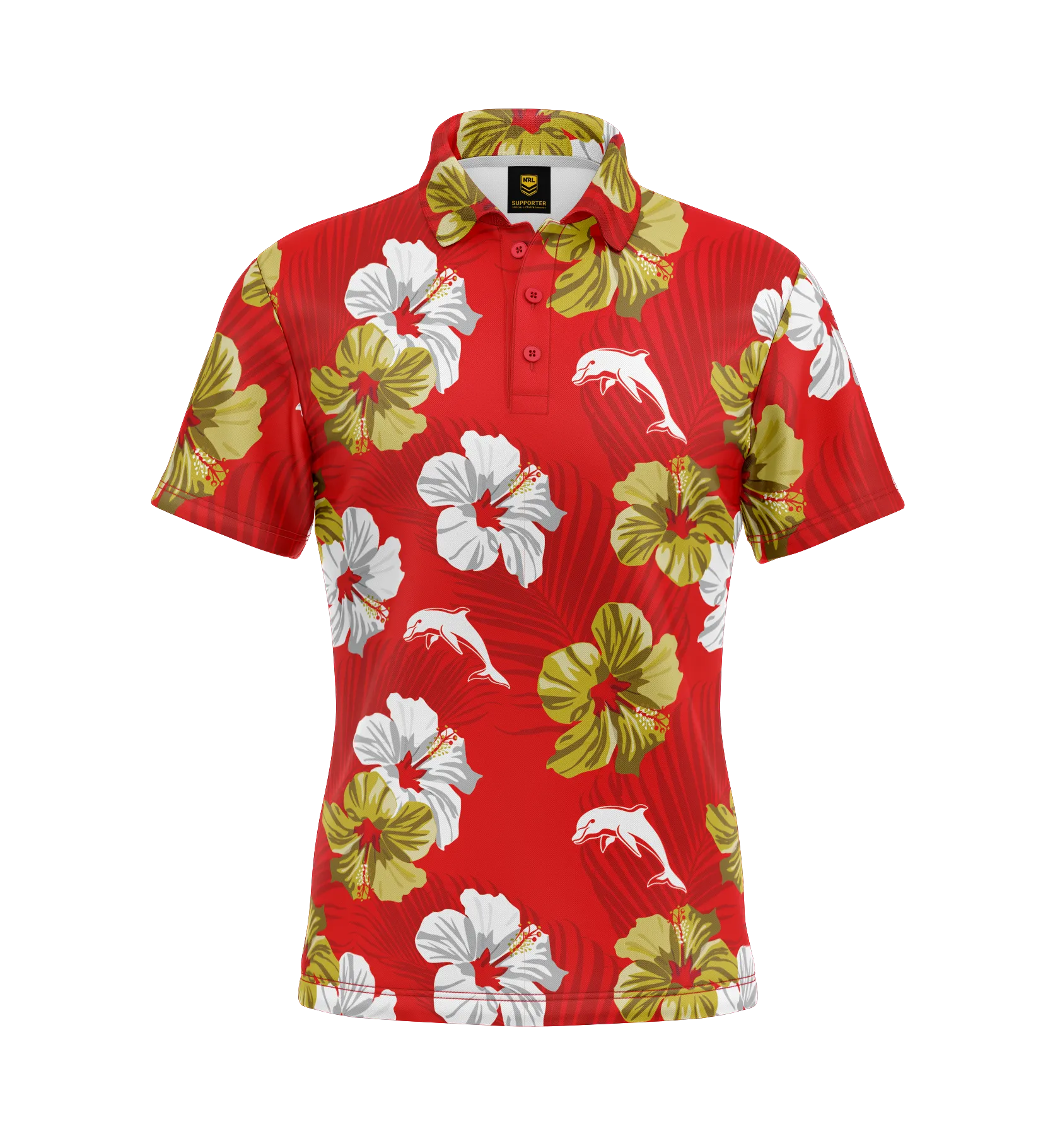 DOLPHINS ALOHA GOLF POLO