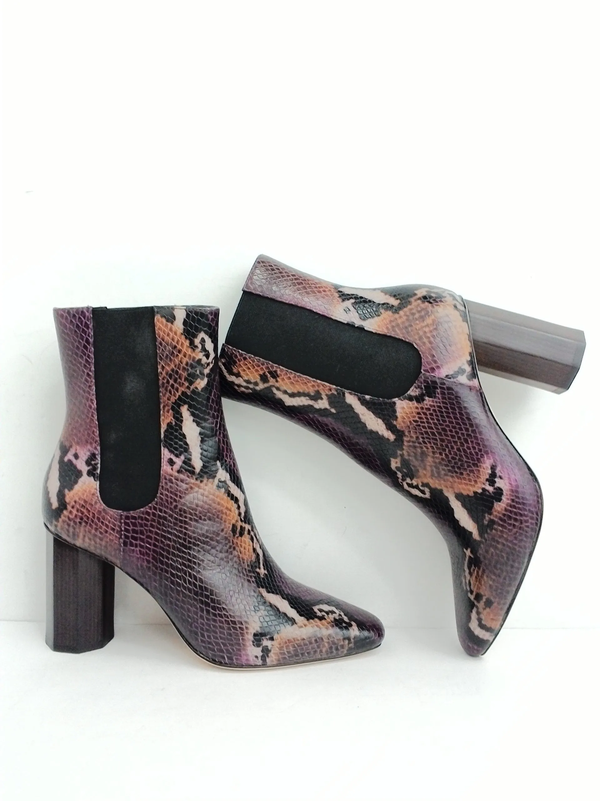 Donald Pliner Women's Laila Snake Print Booties Size 6 M