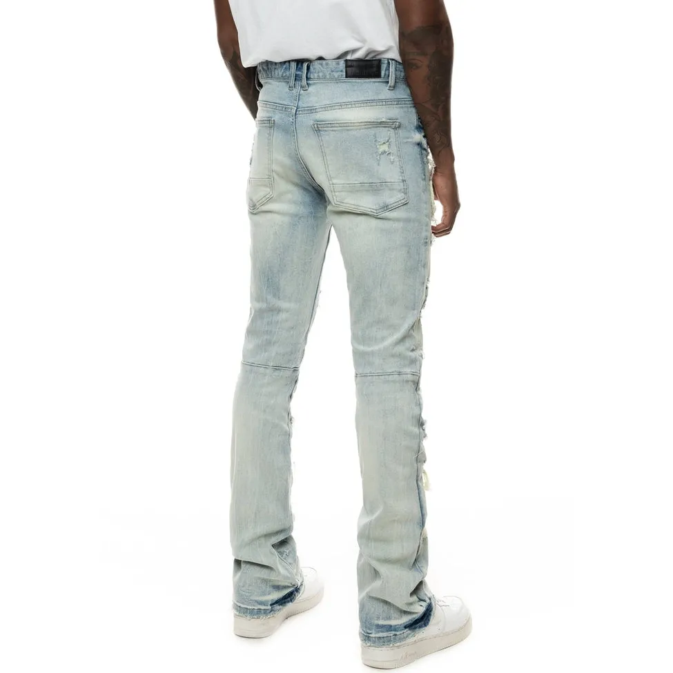 Double Layered Jeans - York Blue