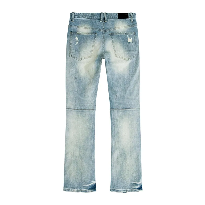 Double Layered Jeans - York Blue