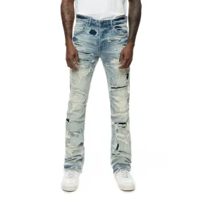 Double Layered Jeans - York Blue