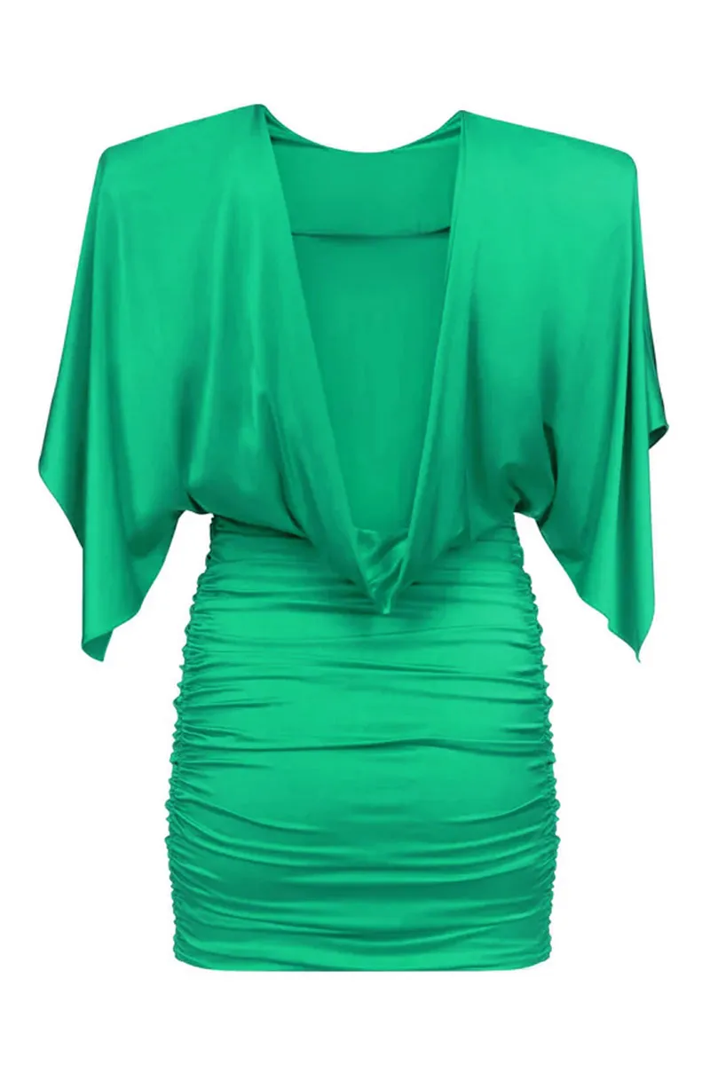 Draped Mini Dress