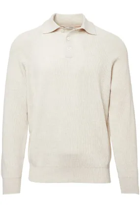 English Rib Polo Sweater